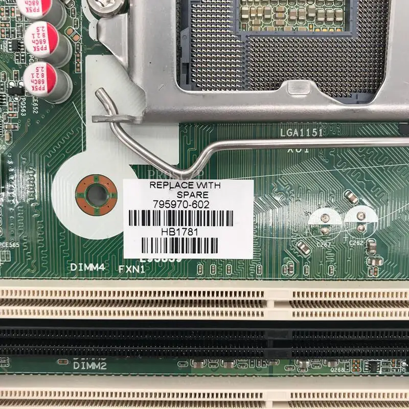 Mainboard 795970002 795970602 795206-002 para hp Elite 800 g2 Sff Desktop Placa-mãe Lga 1151 Ddr4 Q170 100 Funcionando Bem - Imagem 5