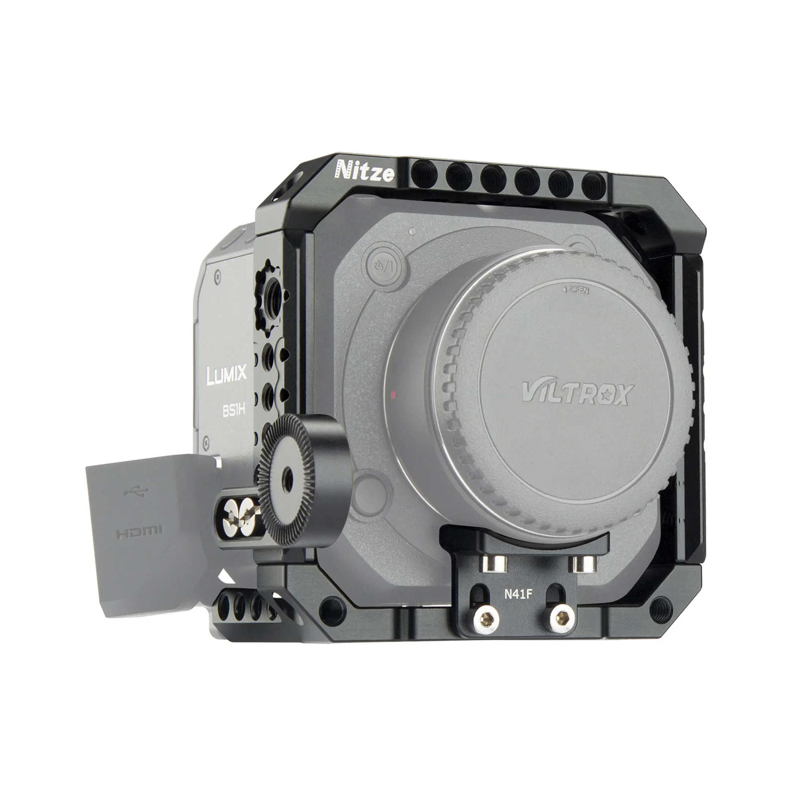 Panasonic lumix bs1h & bugh1-T-P01B用ナイトカメラケージ