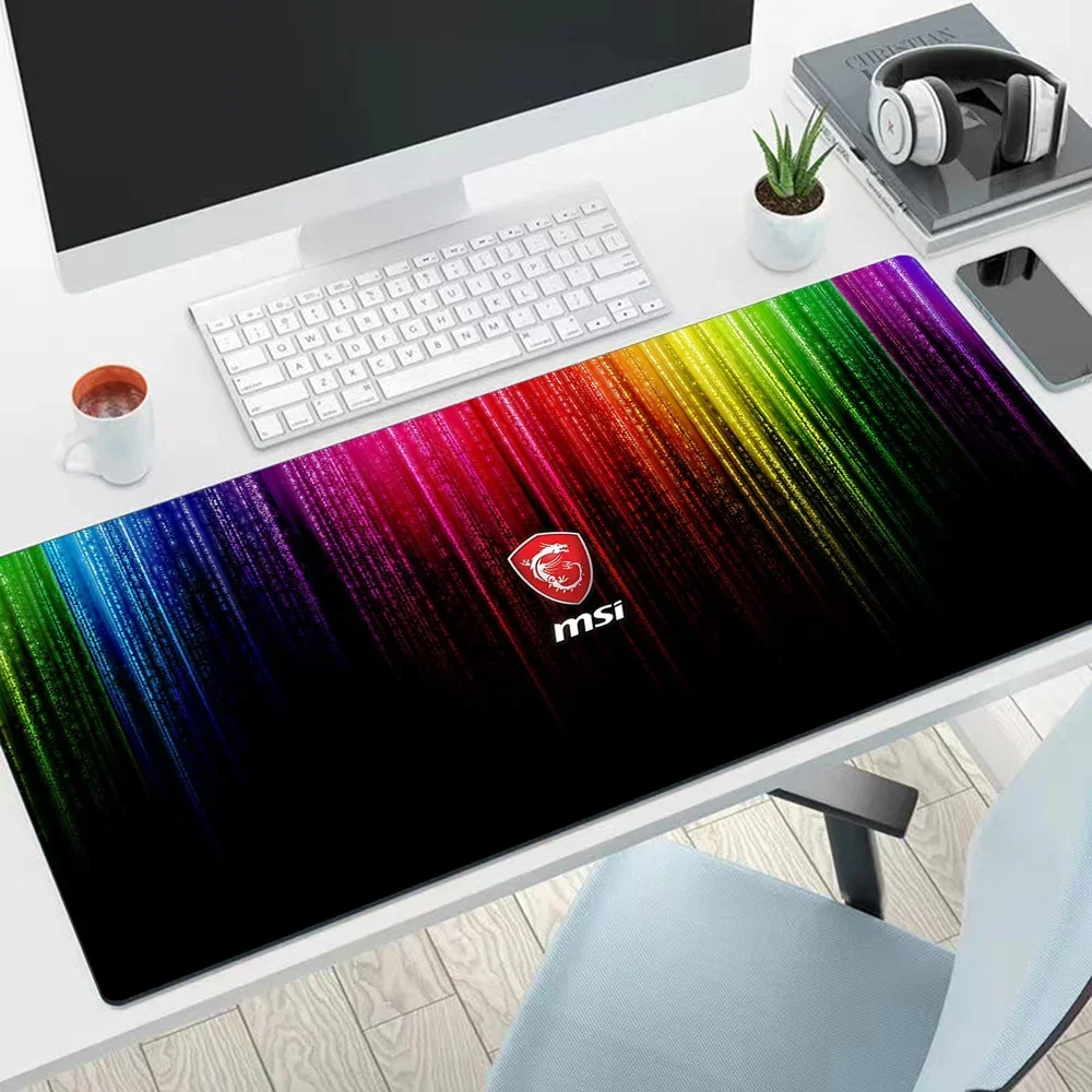 

Msi Logo Large Mouse Pad PC Computer Game MousePads Desk Keyboard Mats Office Rubber Anti-slip Mouse Mice Mat 40x90 30x80 CM