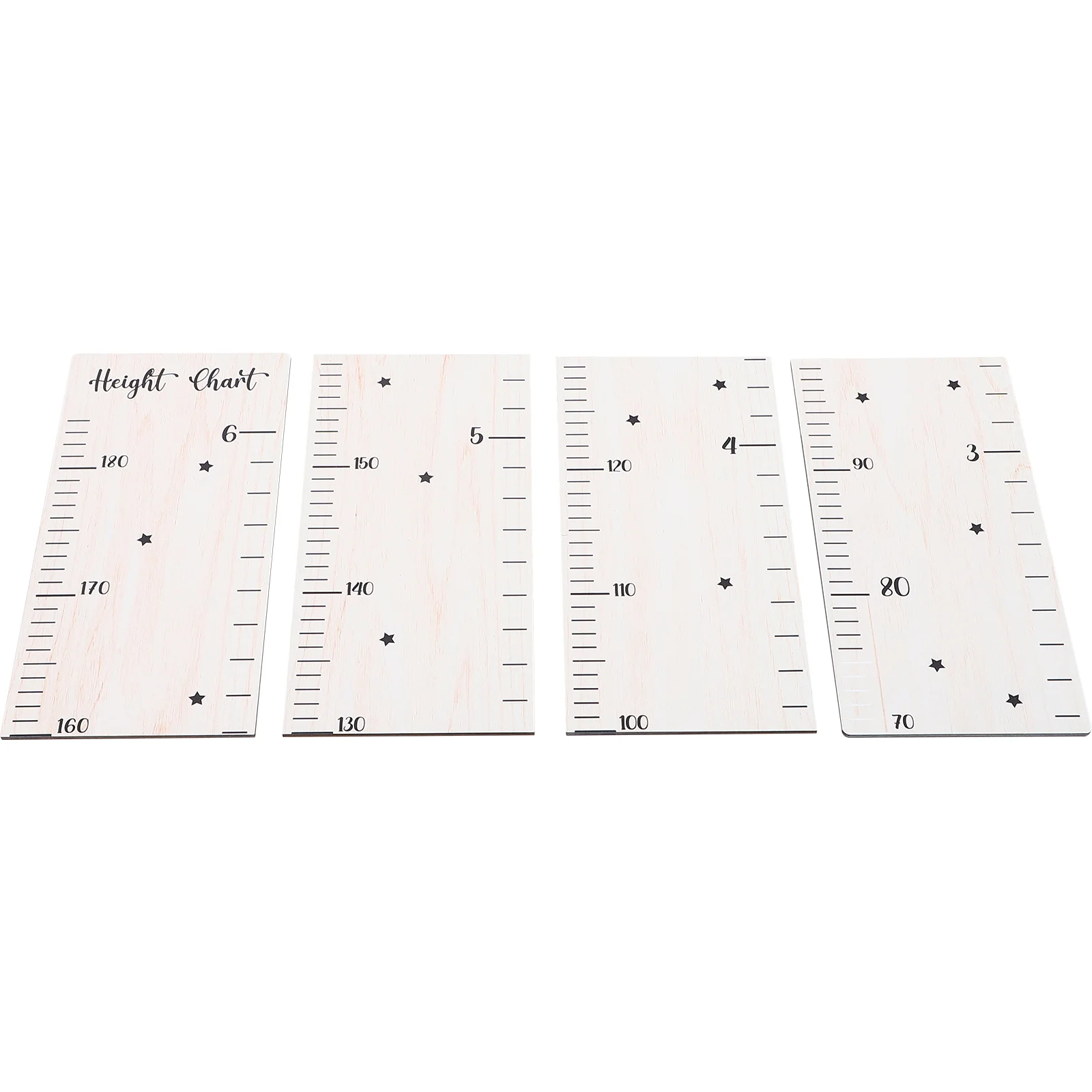 

Height Ruler Kids Safe Wall Chart Growth Wooden Household Room Decor for Charts Measurement Security +