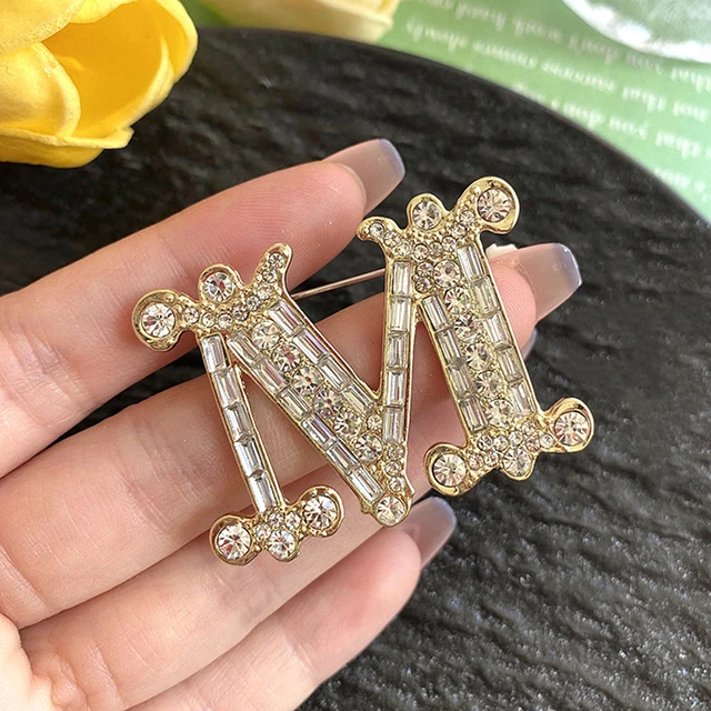 Sweater Clips to Hold Sweater Together Enamel Colored Letter Letter Brooch  Brooch Jewelry Antique Brooch