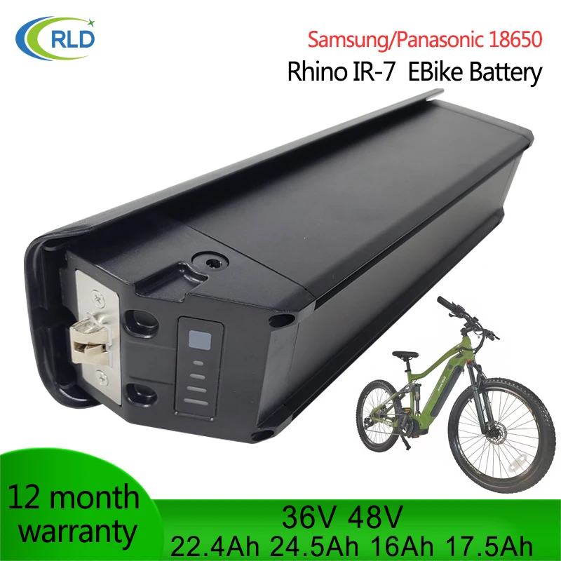 

36V Rhino Reention E-bike Battery 48V 24.5Ah 16Ah 22.4Ah 17.5Ah for Himo LIGHTNING C26 Max Gio Storm Ride 1Up 700 Series Battery