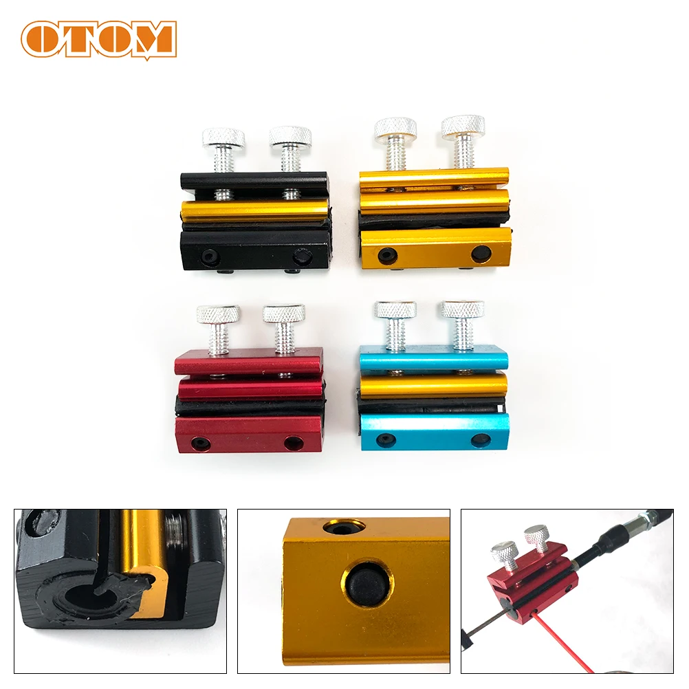 Otom Motorcycle Universal Aluminum And Rubber Wire Oiler Lubrication