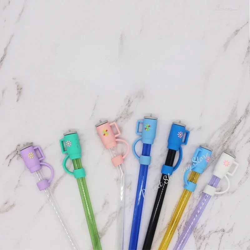 Straw Topper 10mm Reusable Hygienic Splash Proof Cup-shaped Plug For Stanley Cup