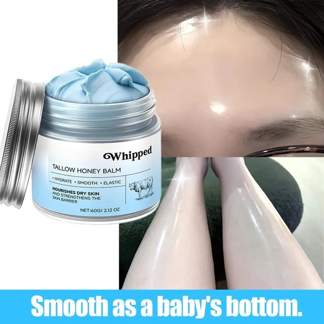 Baume bleu hydratant visage et corps au cuivre, peptides, PDRN, GHK-Cu, suif de bœuf, miel de Manuka pour peaux matures, sèches et sensibles 1