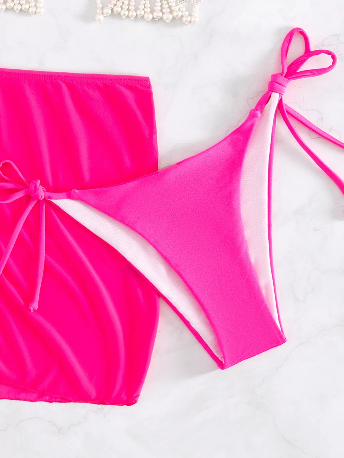 KNOW DREAM Sexy Bikinis Women Swimsuit Summer  3pieces Micro Bikini 2024 Women Swimsuit Female Swimwear Thong Bikinis Set