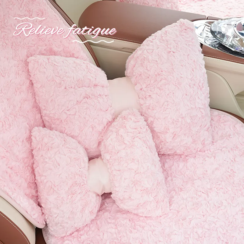 Coprisedile Universale per Auto con Cartoni Animati, Accessori Interni Auto alla Moda, Antiscivolo e Traspirante, Cuscini per Auto da Donna - Image 5
