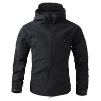 Autumn Winter Mens Mountain Ski Warm Padded Jackets Men Climbing Fleece Windbreaker Hooded Coats Men Waterproof Tactical Jacket 1