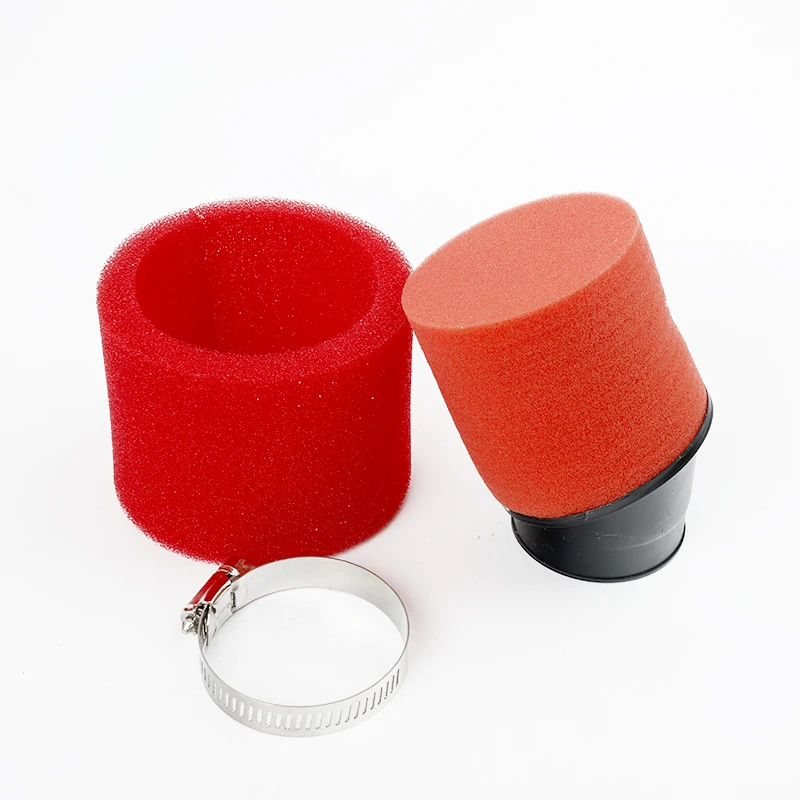 35mm, 38mm, 42mm, 45mm, 48mm black and red foam air filter neck foam, sponge cleaner, red kayo BSE for air filter,motorcycle air filter,air filter cleaner