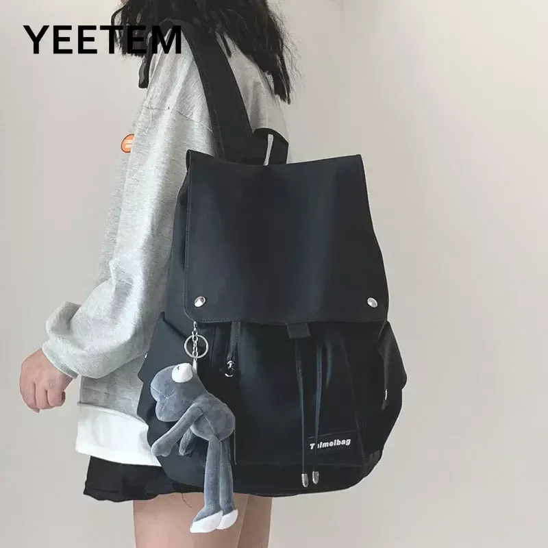 레저 여행 옥스포드 배낭, 여성 고등학교 일본 INS 트렌디 작업복, 대용량 배낭 