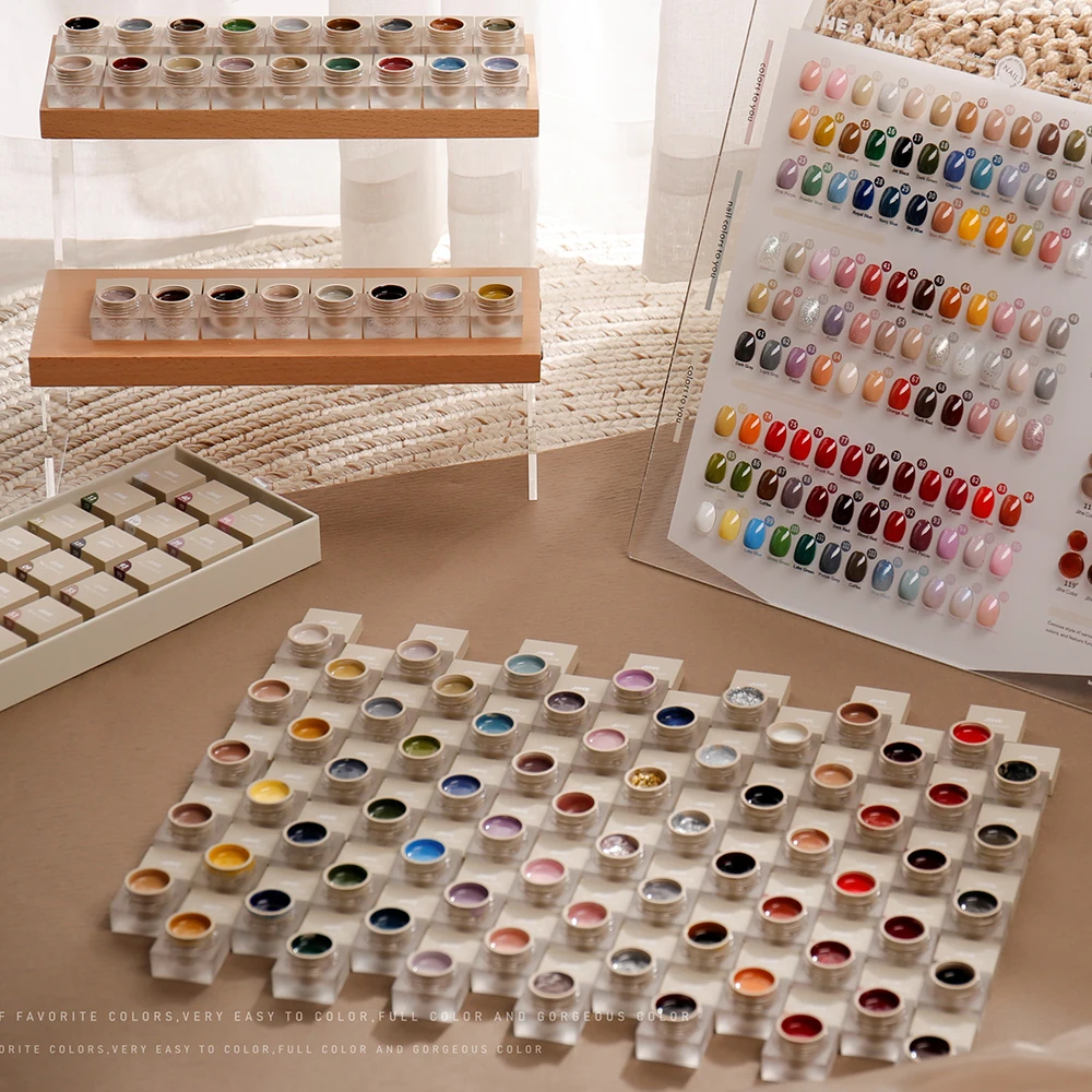 

126 colors nail art painting uv nail polish gel kit wholesale