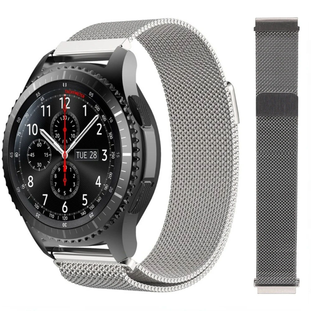 Cinturino Milanese 22Mm 20Mm Per Samsung Galaxy Watch 3/6/4/Classic/5/5 Pro 44Mm 40Mm Bracciale Per Huawei Watch 4 3/Gt 2 Amazfit Gtr