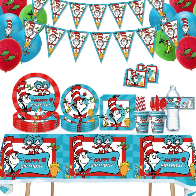 Sfondo A Strisce Rosse E Bianche Dottor Seuss