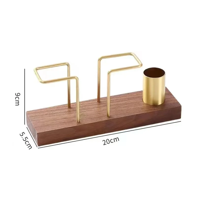 Creative Wooden Tissue Holder Toothpick Holder Multifunctional Kitchen Restaurant Hotel Bar Coffee Shop Desktop Storage Box