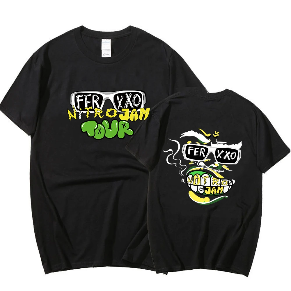 Feid Ferxxo T-Shirt Rapper Tshirts Short Sleeve Top Hiphop T Shirts Unisex Y2K Tshirt Tops 2