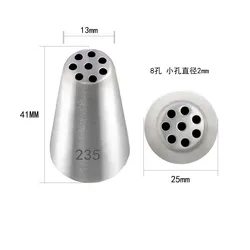 Deluxe Pastry Nozzles for Cake Decoration and Baking Accessories (235)
