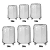 20-30inch Full Transparent Luggage Protector Cover Waterproof Suitcase Protector Cover Dustproof Rolling Luggage Suitcase Cover 6