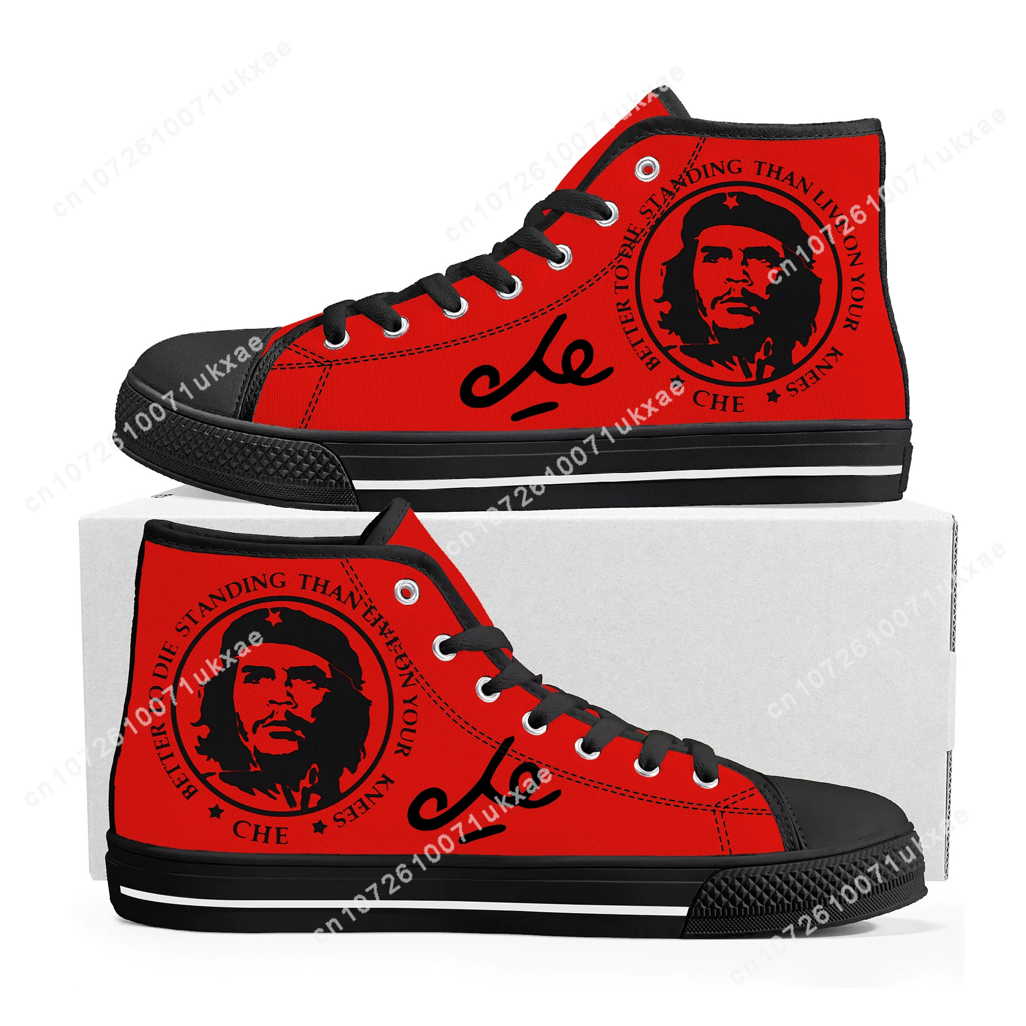 

Che Guevara High Top High Quality Sneakers Mens Womens Teenager Canvas Sneaker Casual Custom Made Shoes Customize DIY Shoe