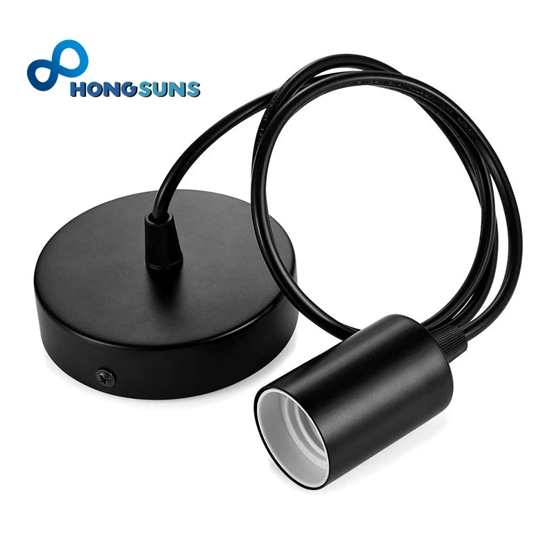 Lamp Holder E27 Screw type Lighting Kit Hanging Light Socket with Line