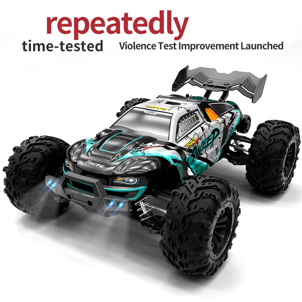 

SCY-16102PRO Remote Control Car 2.4GHz Rc Car All-Terrain 70Km/h 1:16 Off-Road Brushless Motor Truck Toy Birthday for Children