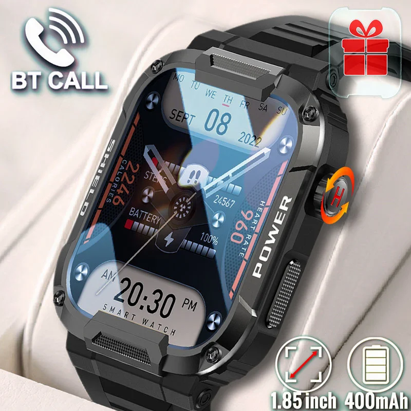 Bluetooth Smart Military Watch | Military Smart Watches Men - Smart Watch  Men Xiaomi - Aliexpress