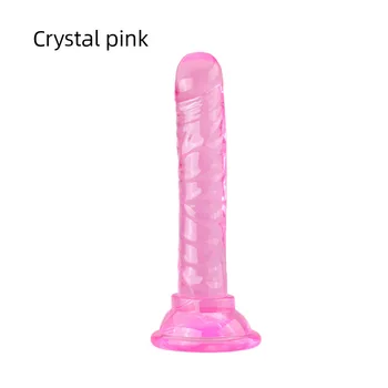 Realistische Dildo Anale Masturbator Speeltjes Voor Koppels Crystal Jelly Dildo Zuignap Penis Stak Dildo Phalos Voor Vrouwen Hot 6