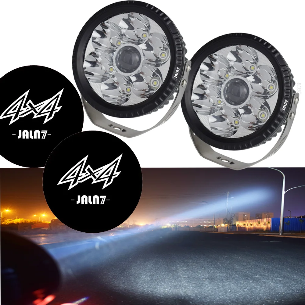 JALN7 5 Inch LED Driving Light Off Road Headlight Car 4X4 4DW SUV