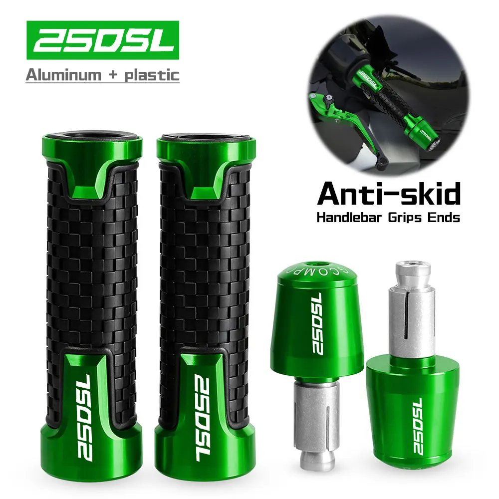 

FOR KAWASAKI ZX250SL NINJA250SL 2014-2019 2020 2021 CNC Hndlebar Grips Ends Weight handle bar grip end Anti Vibration Silder
