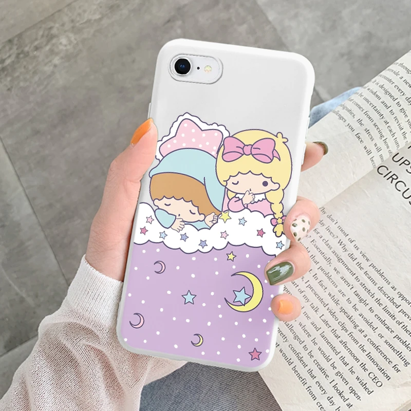 thumbnail image 1 of Funda de silicona suave para iphone, carcasa con diseño de Kuromi Melody, Sanrio, para iphone 7, 8 Plus, SE 2020, SE2020, 1 of 5