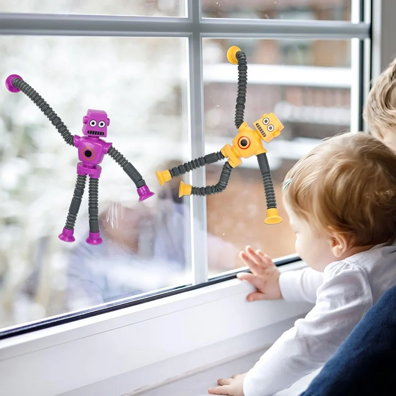 Ventosa Tubo telescopico Giocattoli alieni Decompressione variabile Bambini Prima educazione Puzzle Giocattoli Divertimento Puntelli di gioco interattivi fai-da-te  26