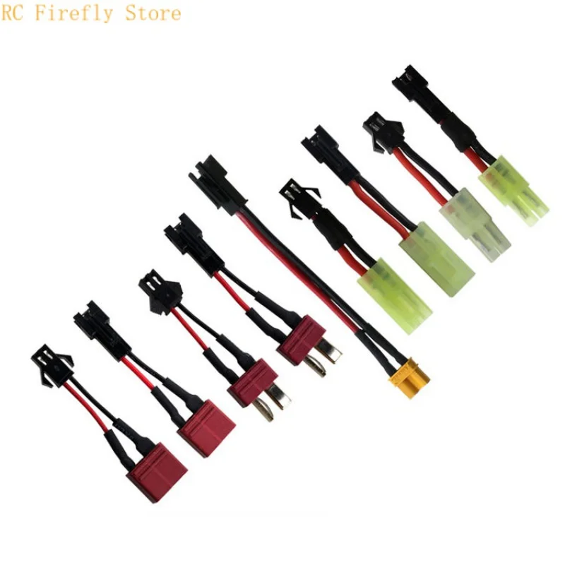 DGZZI 2pcs T Plug To EC5 Adapter – Deans Style Male To Female Connector For RC Lipo Battery Toys - View #4