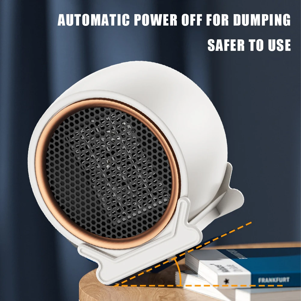 Riscaldatore elettrico da tavolo da 1200 W, mini termoventilatore portatile, riscaldamento rapido, riscaldamento in ceramica PTC, soffiatore di aria calda, scaldavivande per casa e ufficio_voghion.com