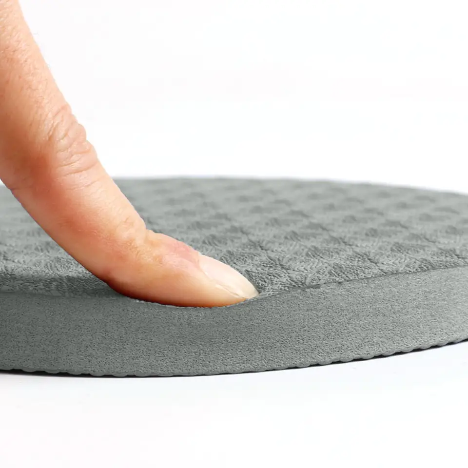 Lot De 2 Genouillères/coussinets De Yoga Ronds épais - NBR, Diamètre 17,5 Cm - Pour Genoux, Poignets, Voyages