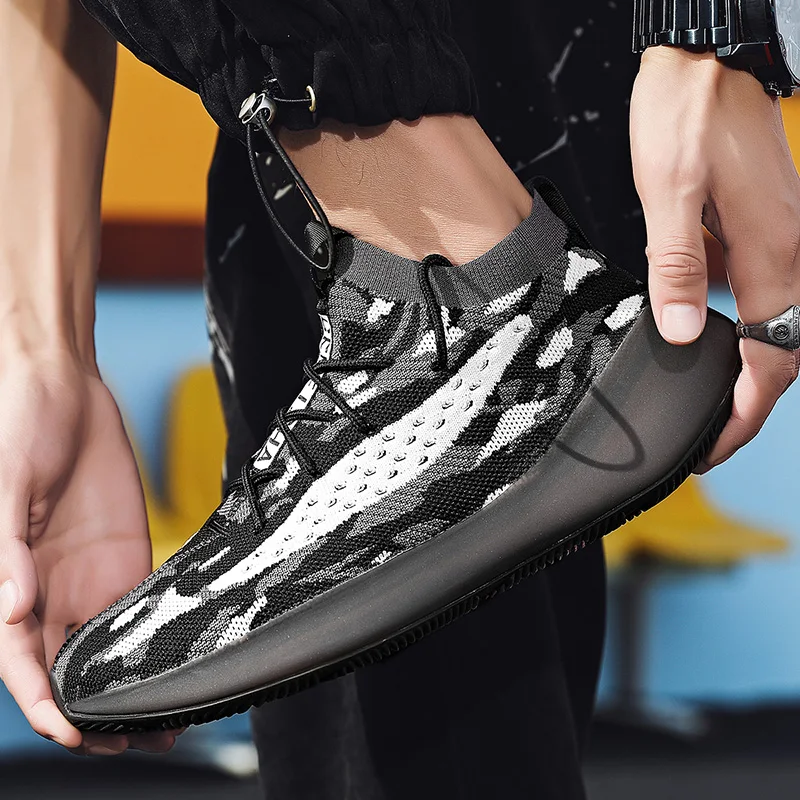 نسيج حرير KPU جيد التهوية بنمط الزوجين ، نعل خارجي...