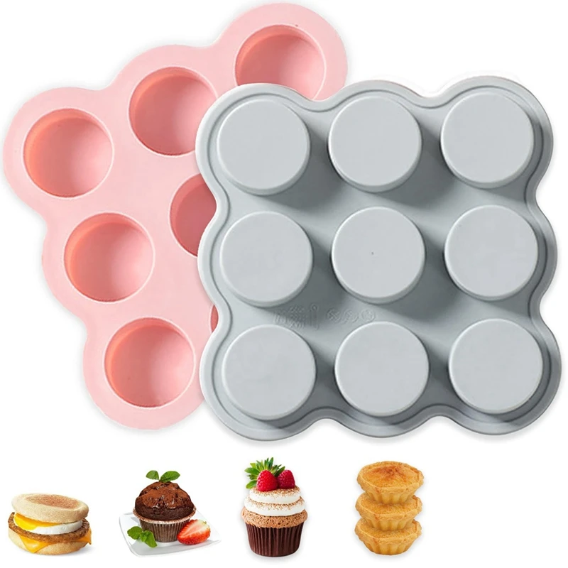 

Air Fryer Egg Mold Set Reusable Air Fryer Muffin Pan, Non-Stick Mini Muffin Pan Set Kit For Air Fryer, Microwave, Oven, Steamer