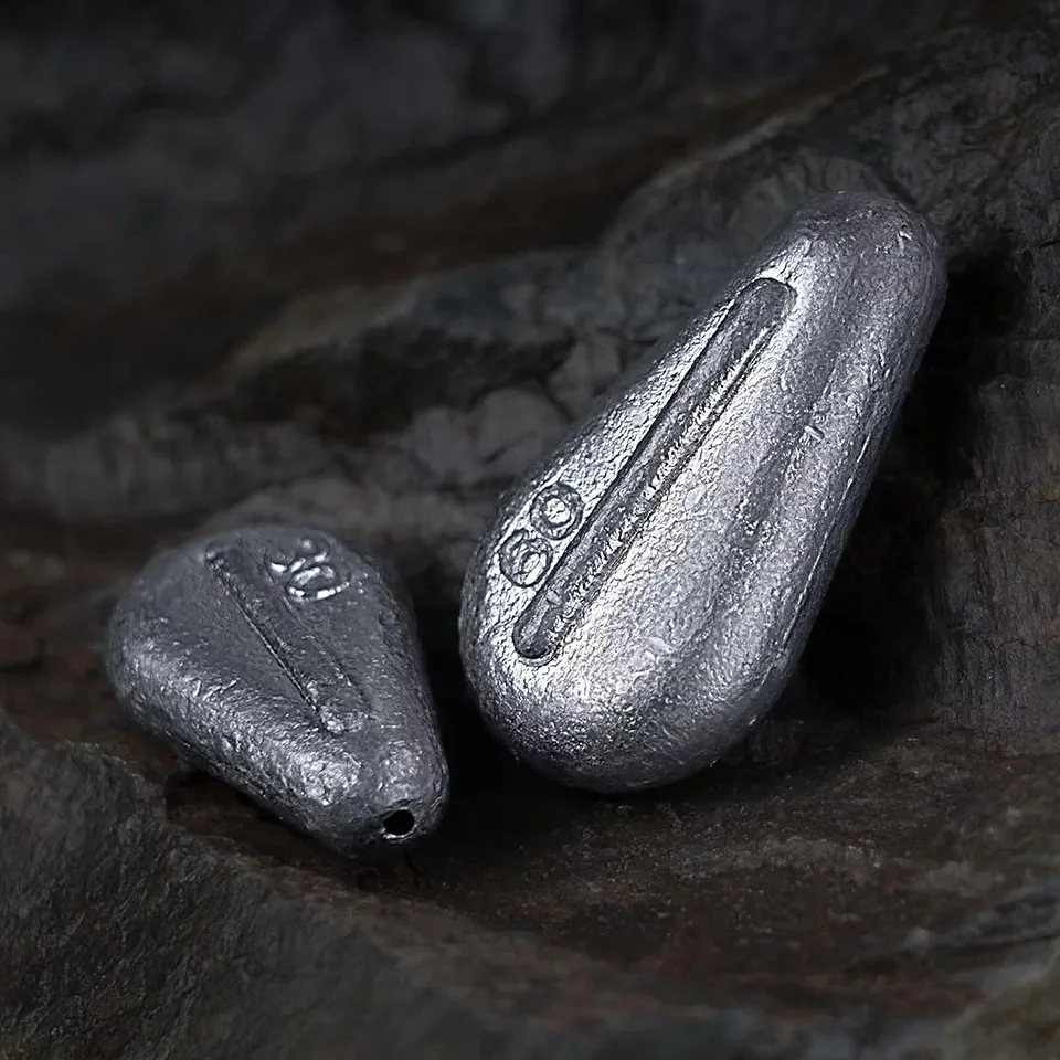 Flat Sinkers For Catfishing Flat No-Roll BRASS EYE Sinkers 3,4,5,6