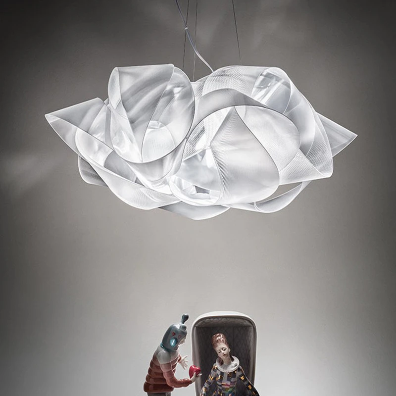 Italian bedroom dining room chandelier Nordic modern creative living room villa study cloud chandelier