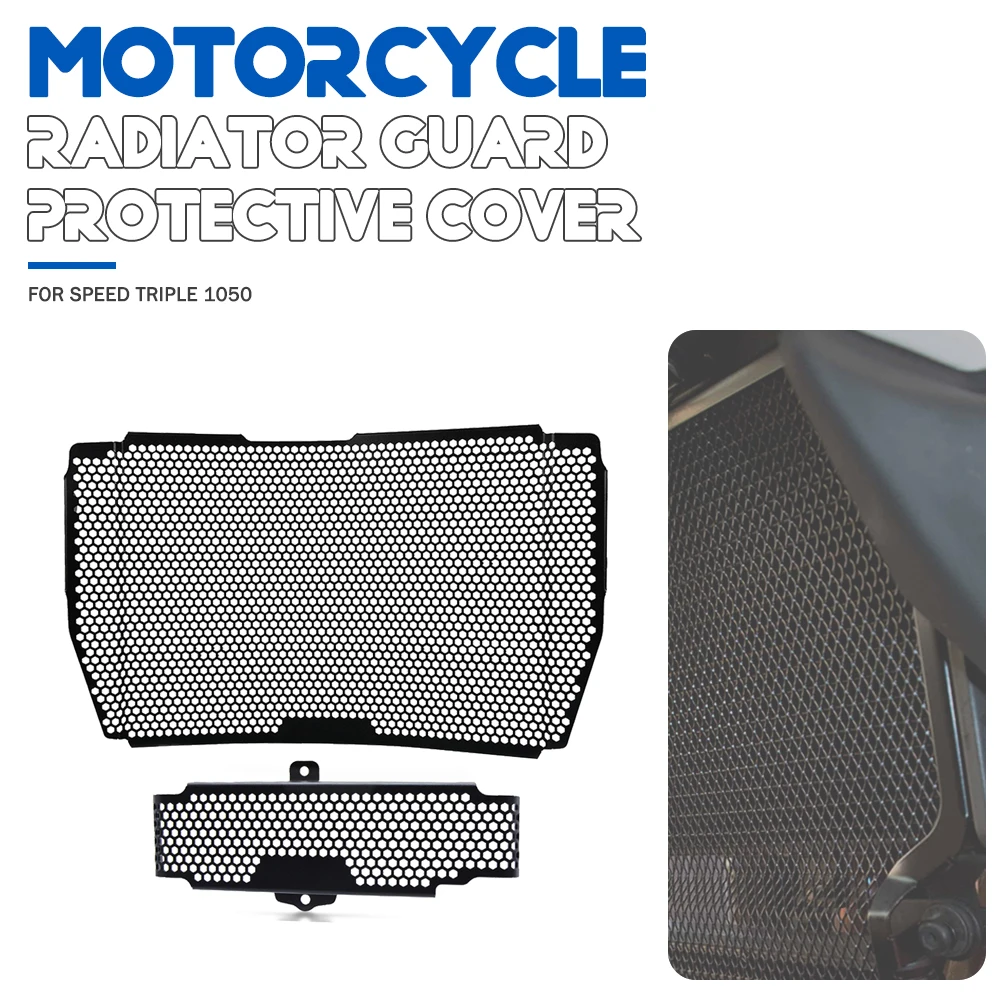 

CNC Radiator Guards Grille Grill Guard Cover Protection FOR Speed Triple 1050 2011 2012 2013 2014 2015 Motorcycle Parts Aluminum