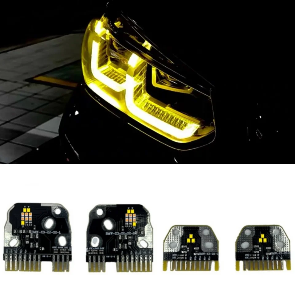 NEW Headlight LED Module Yellow Color DRL Module OE# 6002TZ0383 6002TZ0393 6002TZ0384 6002TZ0394 For BMW X3 G01 X4 G02 G08 2021 detail image 1