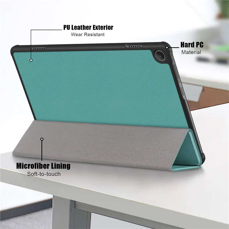 Capinha para Lenovo Tab M10 3rd Gen 10.1 Polegada Flip Suporte Magnético Capa Inteligente para Lenovo Tab M10 Case 3rd Gen Tb328xu Tb328fu Crianças - Imagem 5