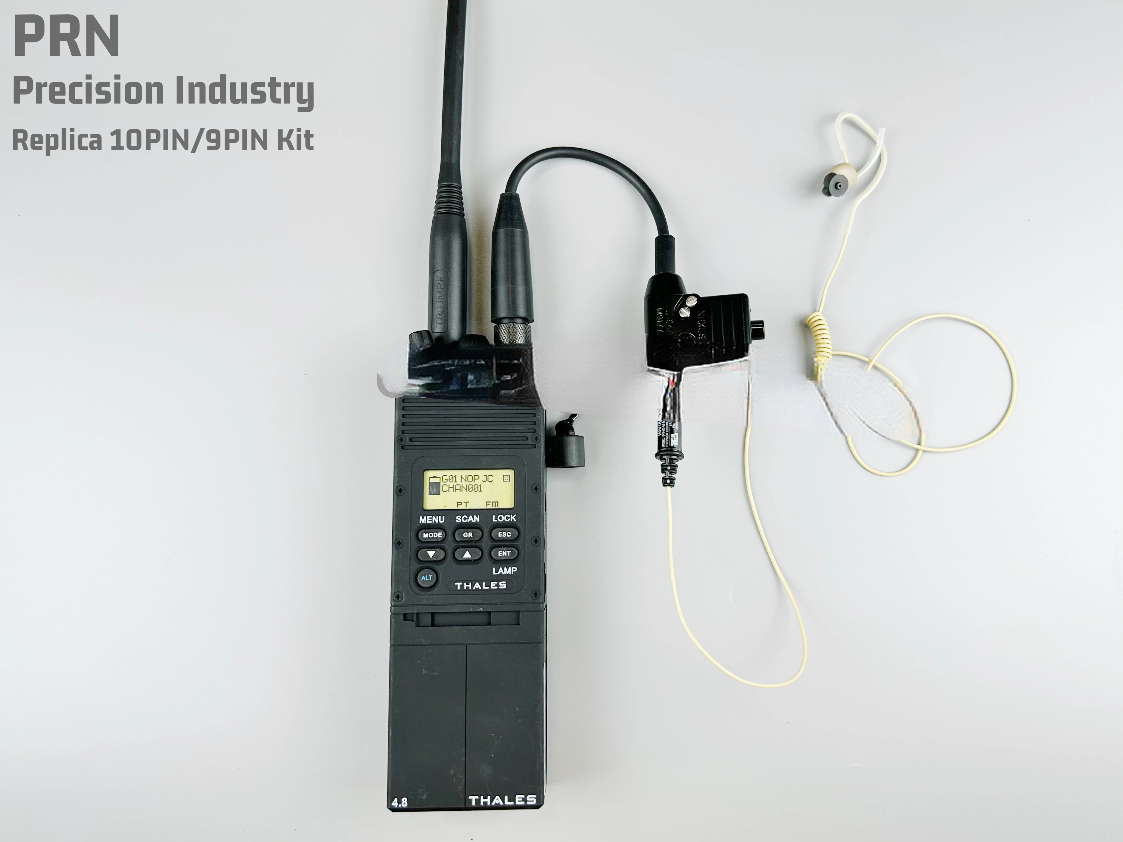 レプリカ 10pin Prc148 モデル完成品、軍規アンテナ