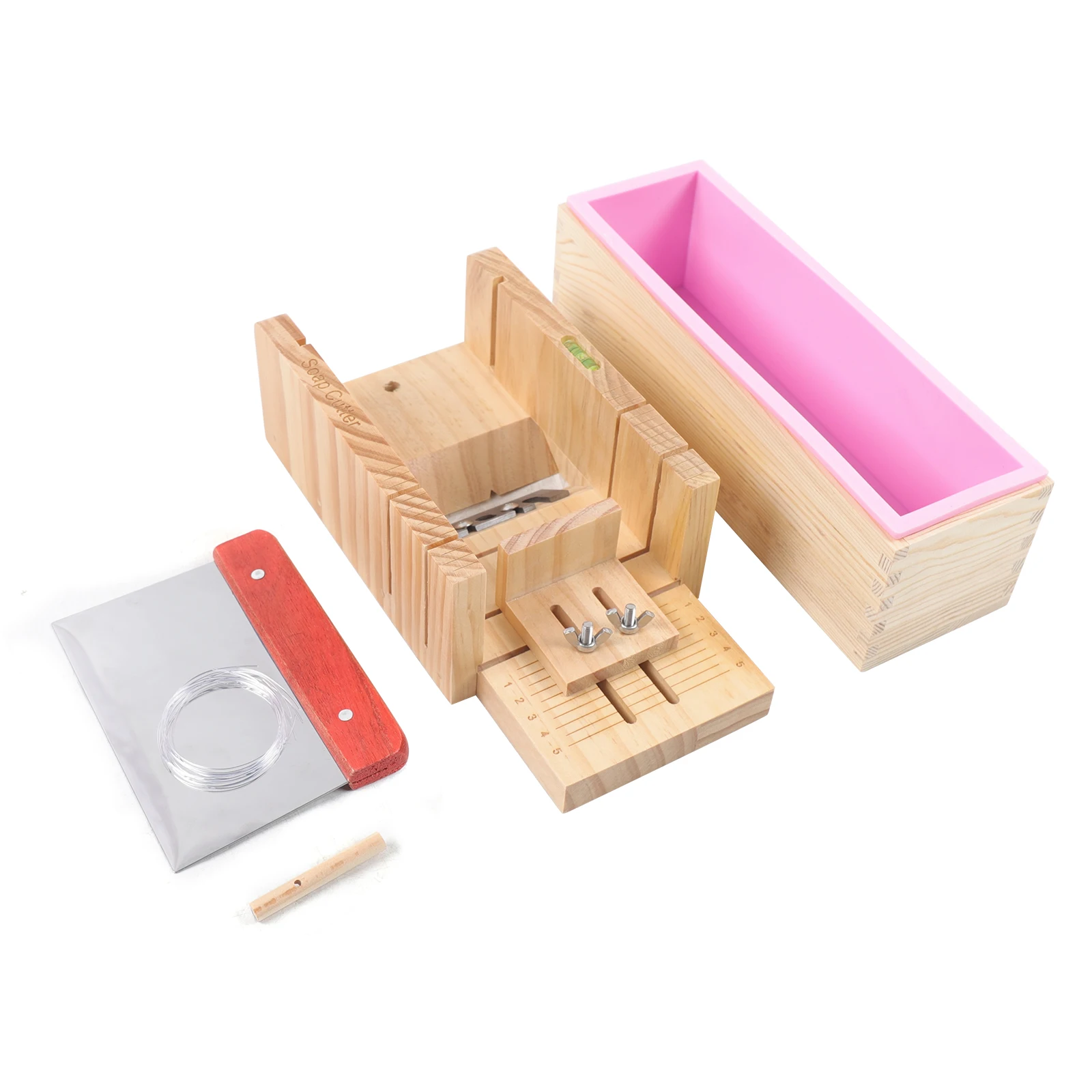 3PCS Wooden Soap Cutter Kit 6