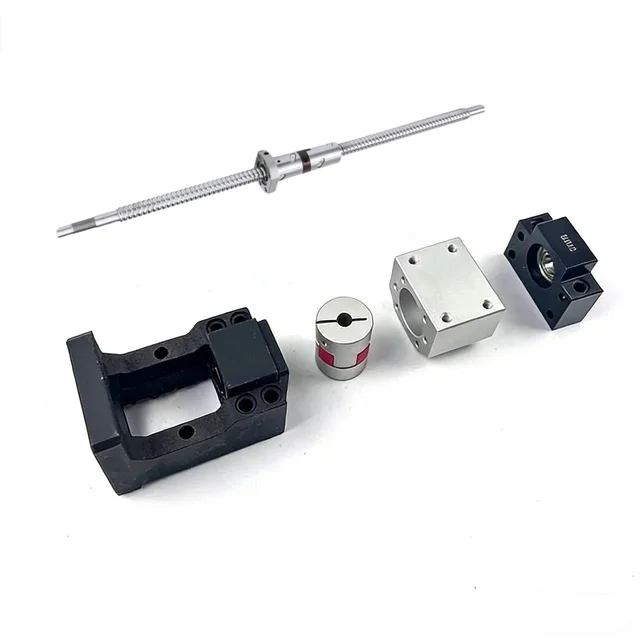 ข้อต่อปลายแบบ OEM DFU1605 C5 พร้อมฝาครอบน็อตบอลนัท HM12-57/60 BF12 สำหรับระบบเคลื่อนที่เชิงเส้นที่มีความแม่นยำ 1