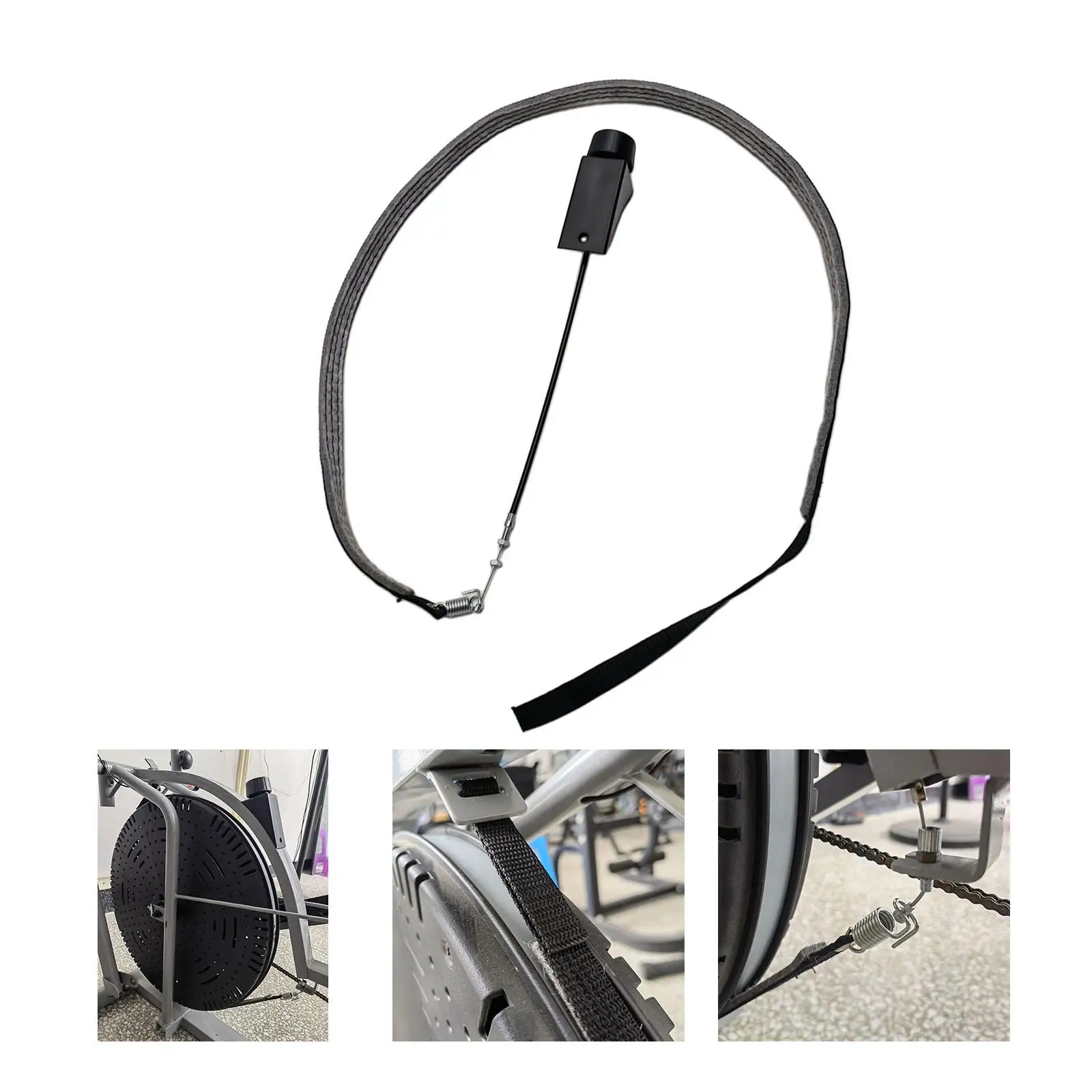 Fitness Equipment Parts Exercise Bike Brake Pads Exercise Bike Friction Belt Replacement Practical Fitness Bike Friction Band