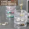 Travel Cosmetic Jar Empty Stackable Jars Loose Power Pot Eye Shadow Powder Small Portable Bottles 4