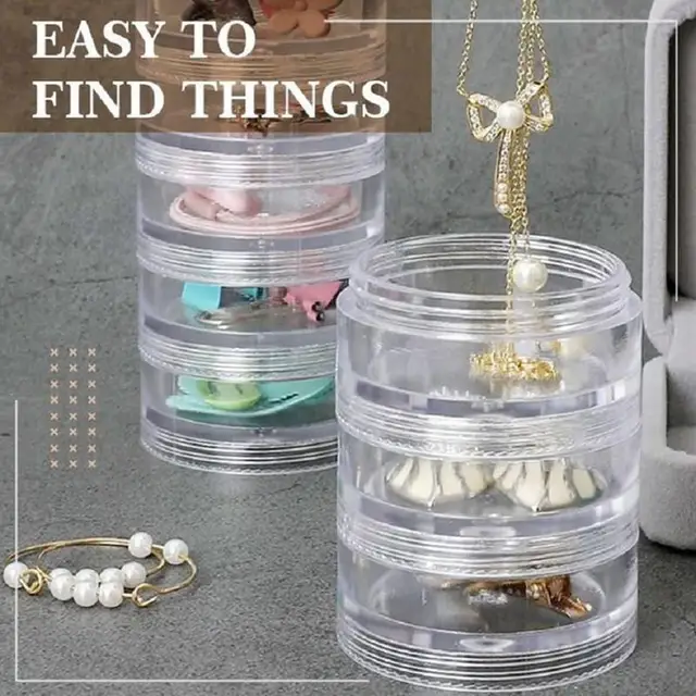 Utazási Kozmetikai Edény Üres Rakható Üvegek Laza Pot Szemhéjpúder Por Kis Hordozható Palackok - Image 4