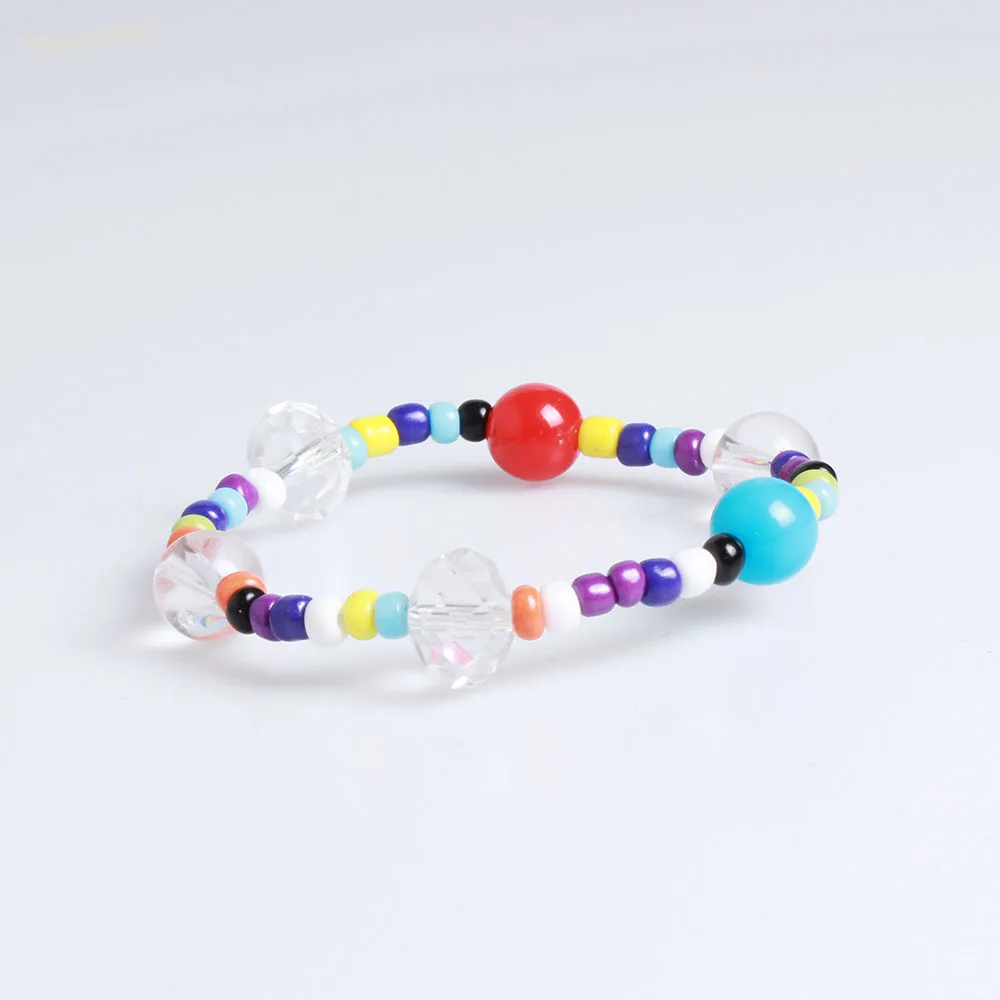 [HARANG]★BTS 着用★HR 298B_Color Beads Bracelet KPOP BTS Jungkook Vivid Color Beads Handmade Bracelet