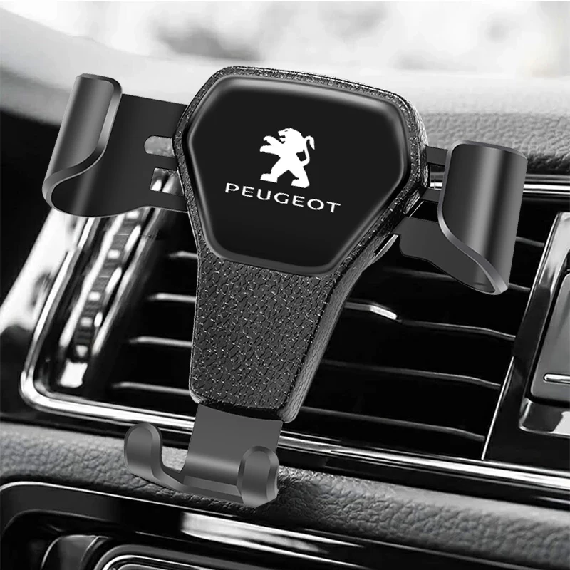 Car Interior Accessories Gravity Car Phone Holder Air Vent GPS Stand Accessories for Peugeot 208 3008 308 508 207 107 508 607 106 406 407 307 206 301 408