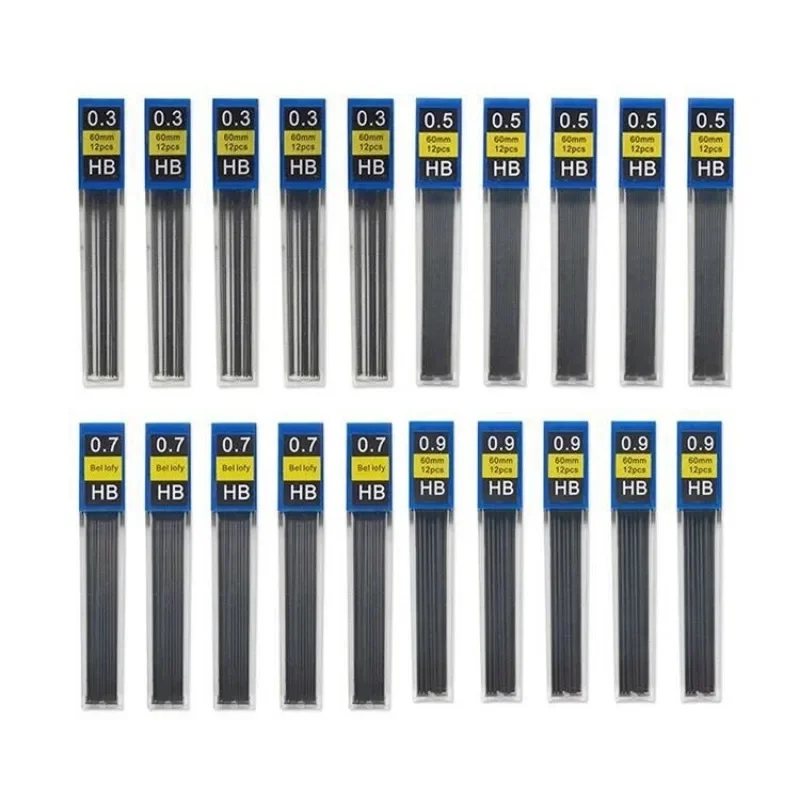 0.3 0.5 0.7 0.9 1.3 2.0mm HB Replacement Refill Leads Refill for Mechanical Pencil Automatic Pencils Stationery School Supplies 2