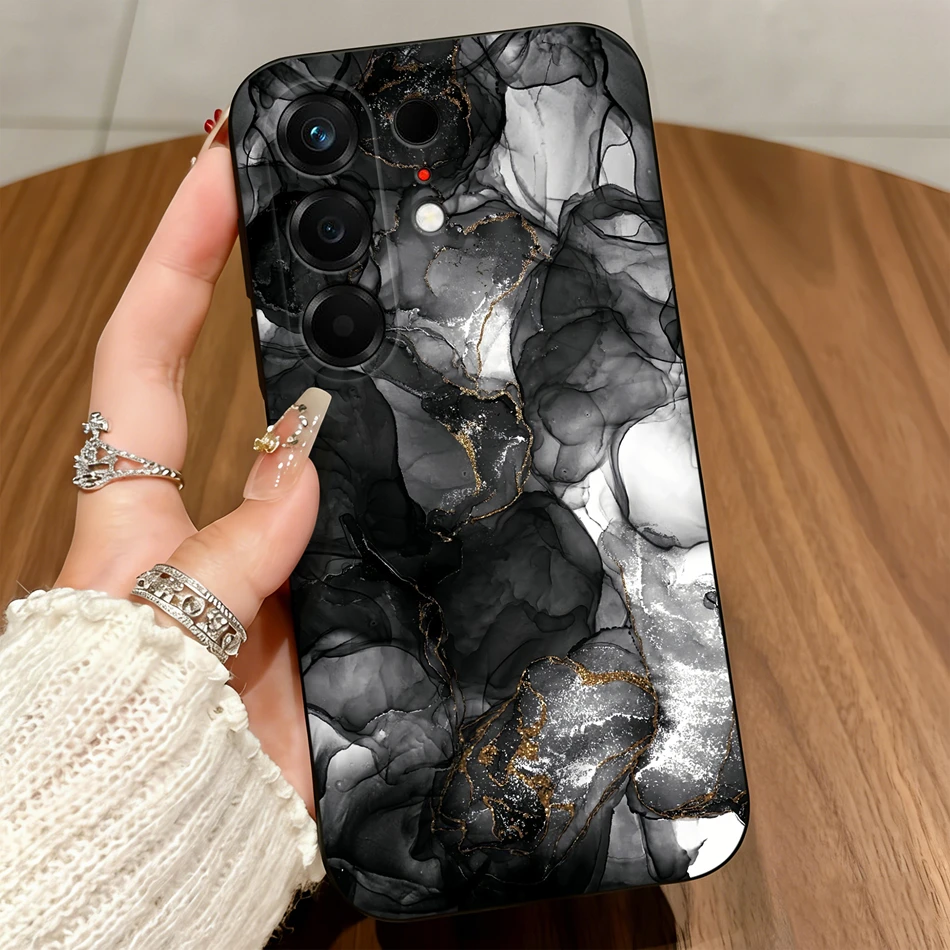 World Map Graffiti Matte Silicone Shockproof Soft Phone Case